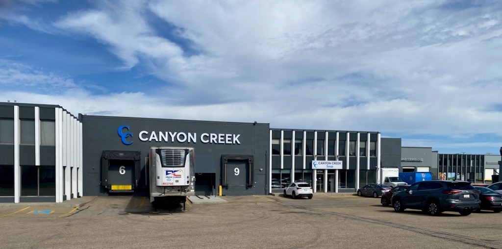 Small-bay light industrial building in Lotus Capital's Edmonton portfolio, Alberta
