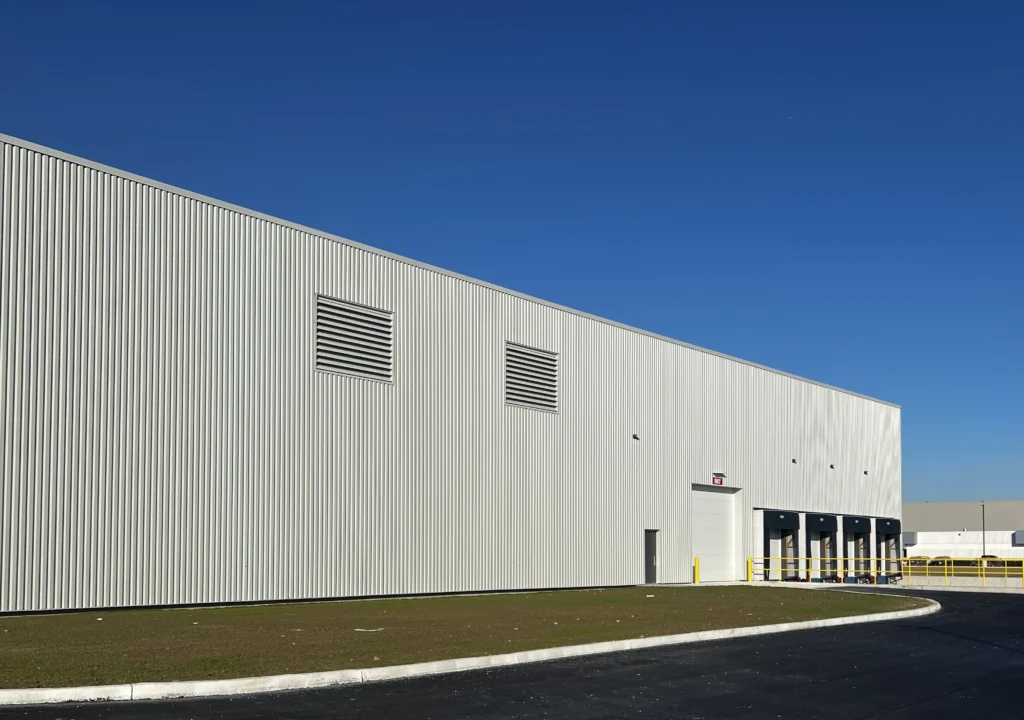 Building exterior of Class A light industrial facility acquired by Lotus Capital in Windsor, Ontario